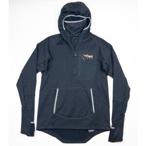 Sitka Fanatic Hoody Men's Small Pullover 1/4 Zip Hooded Fishing Hunting Camping